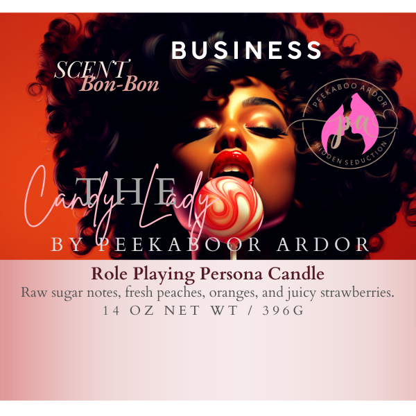 The Candy Lady-Role Playing Persona Candle image 1